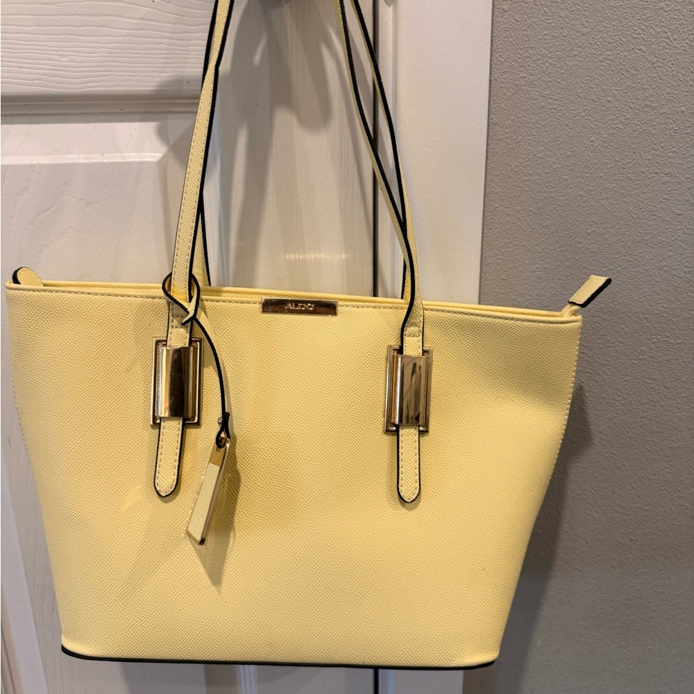 Aldo Sunny Yellow Tote Bag